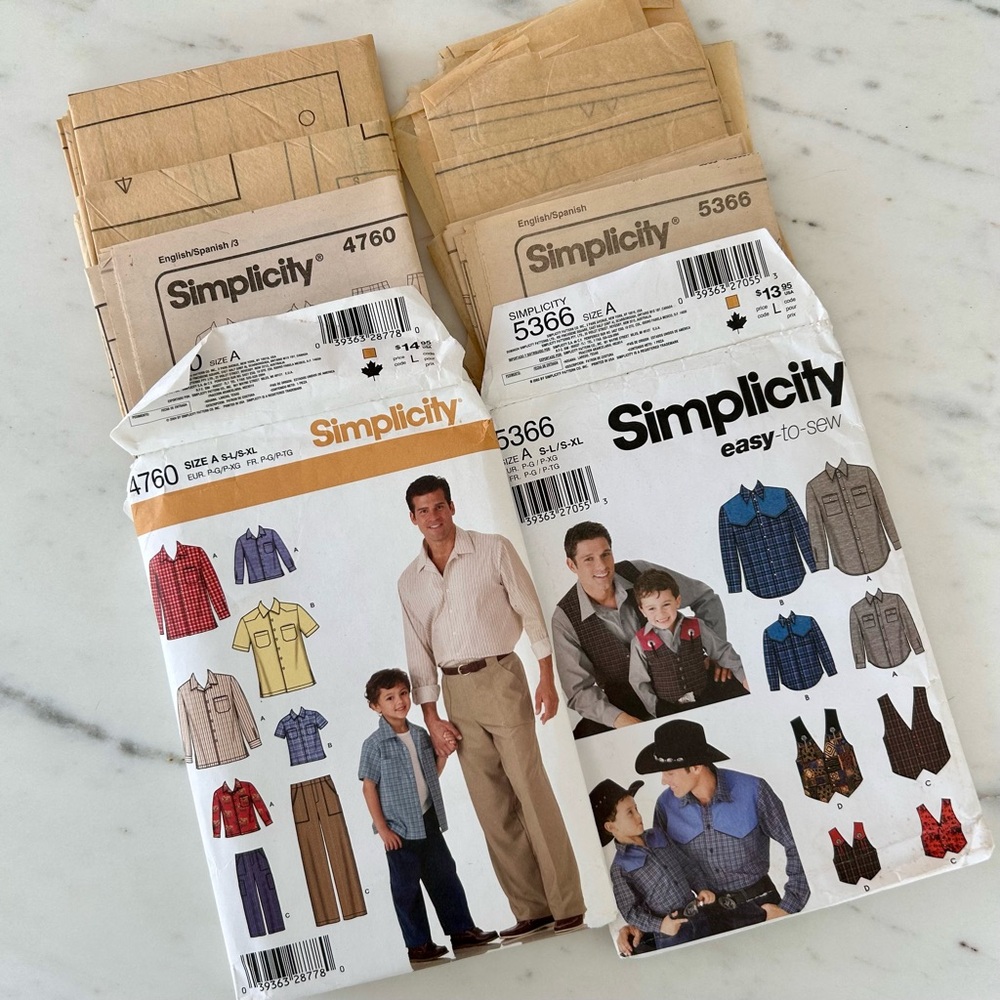 Father and Son Pattern Bundle